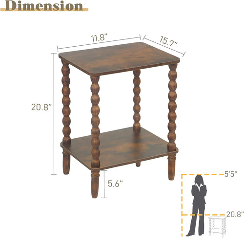 FULTYLE™ 2-Tier Side Table