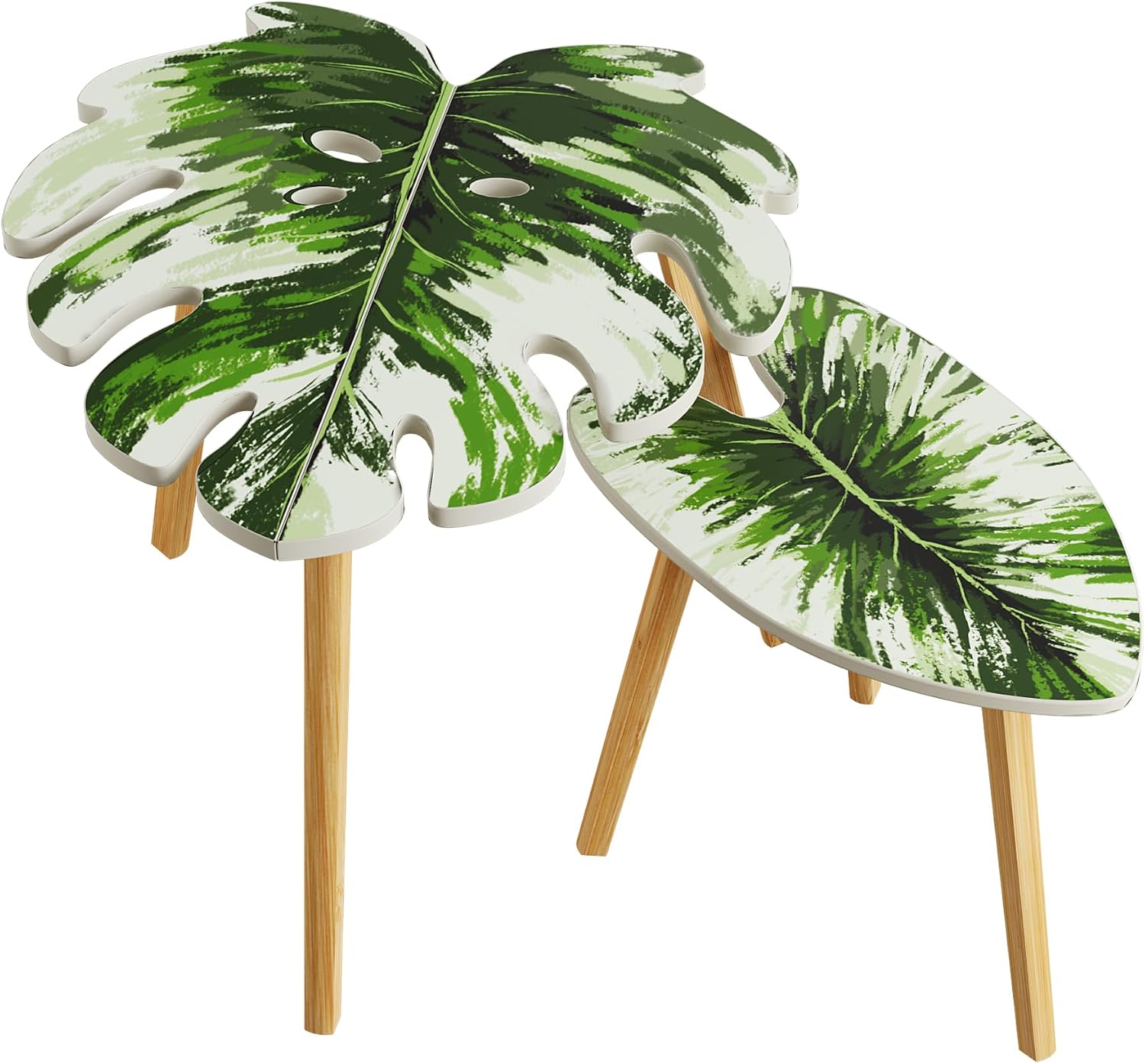 BAMEOS™ Monstera Nesting Tables