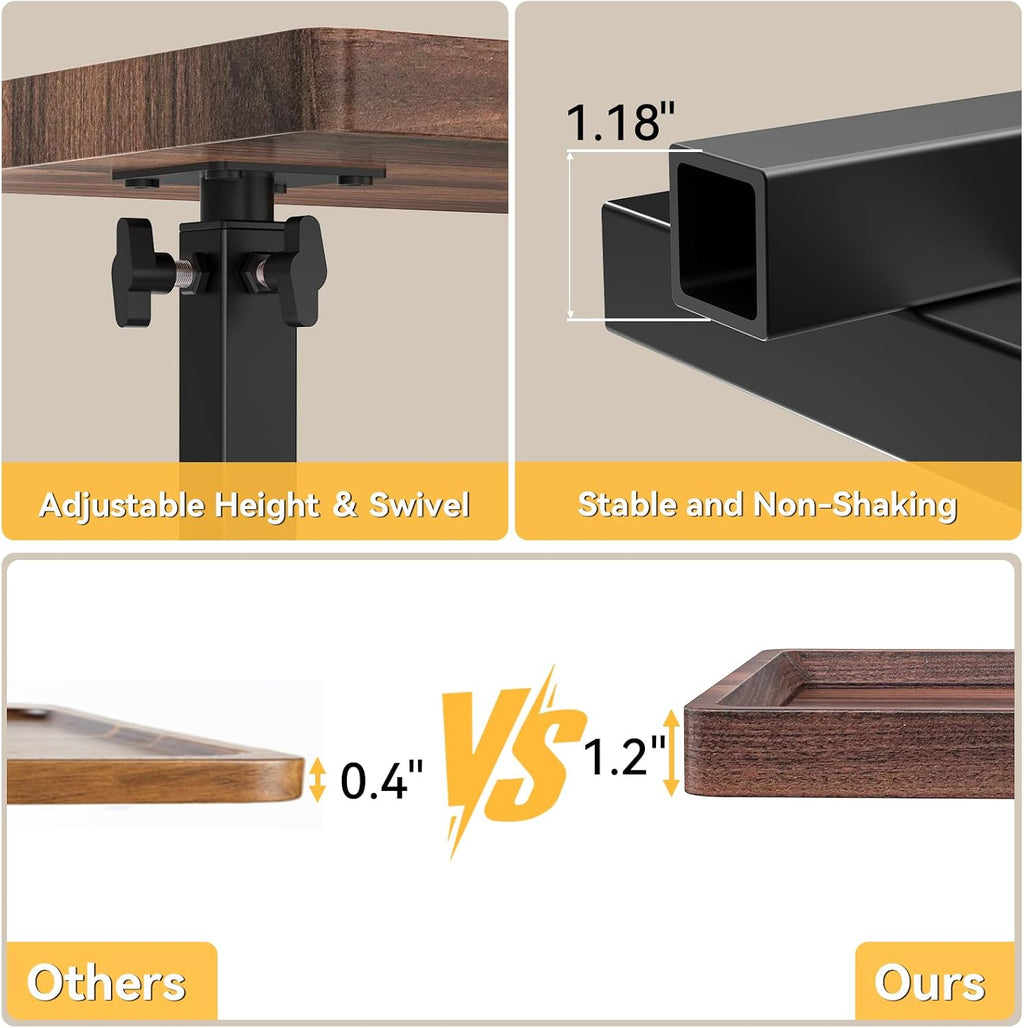 XNSDXV™ Adjustable Rolling Side Table