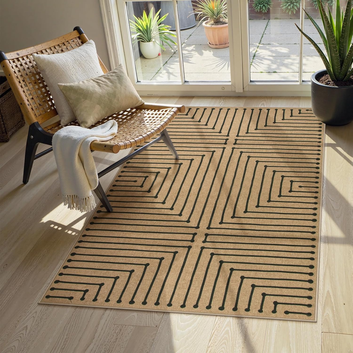 LAHOME™ Modern Rainbow Runner Rug