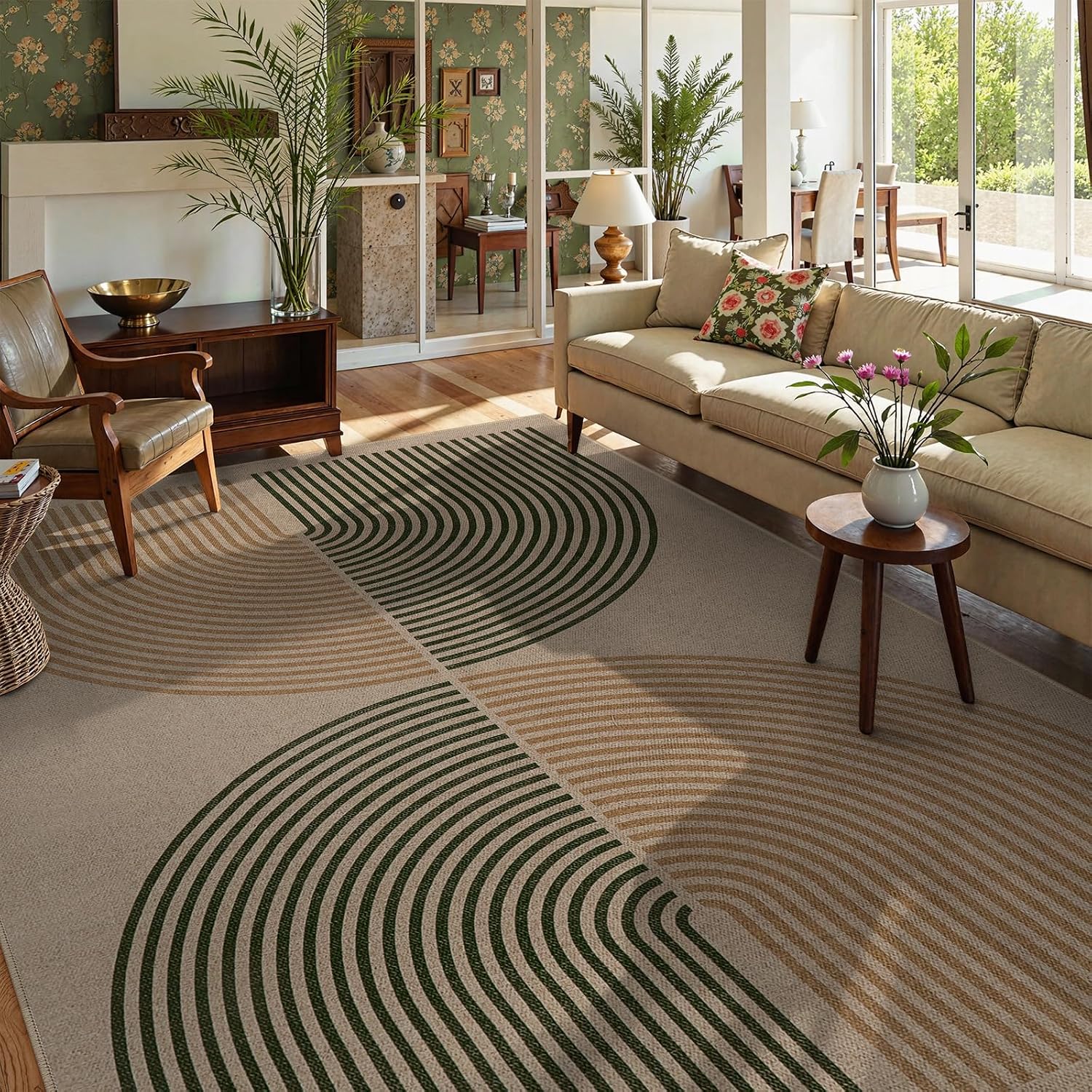 LAHOME™ Modern Rainbow Runner Rug