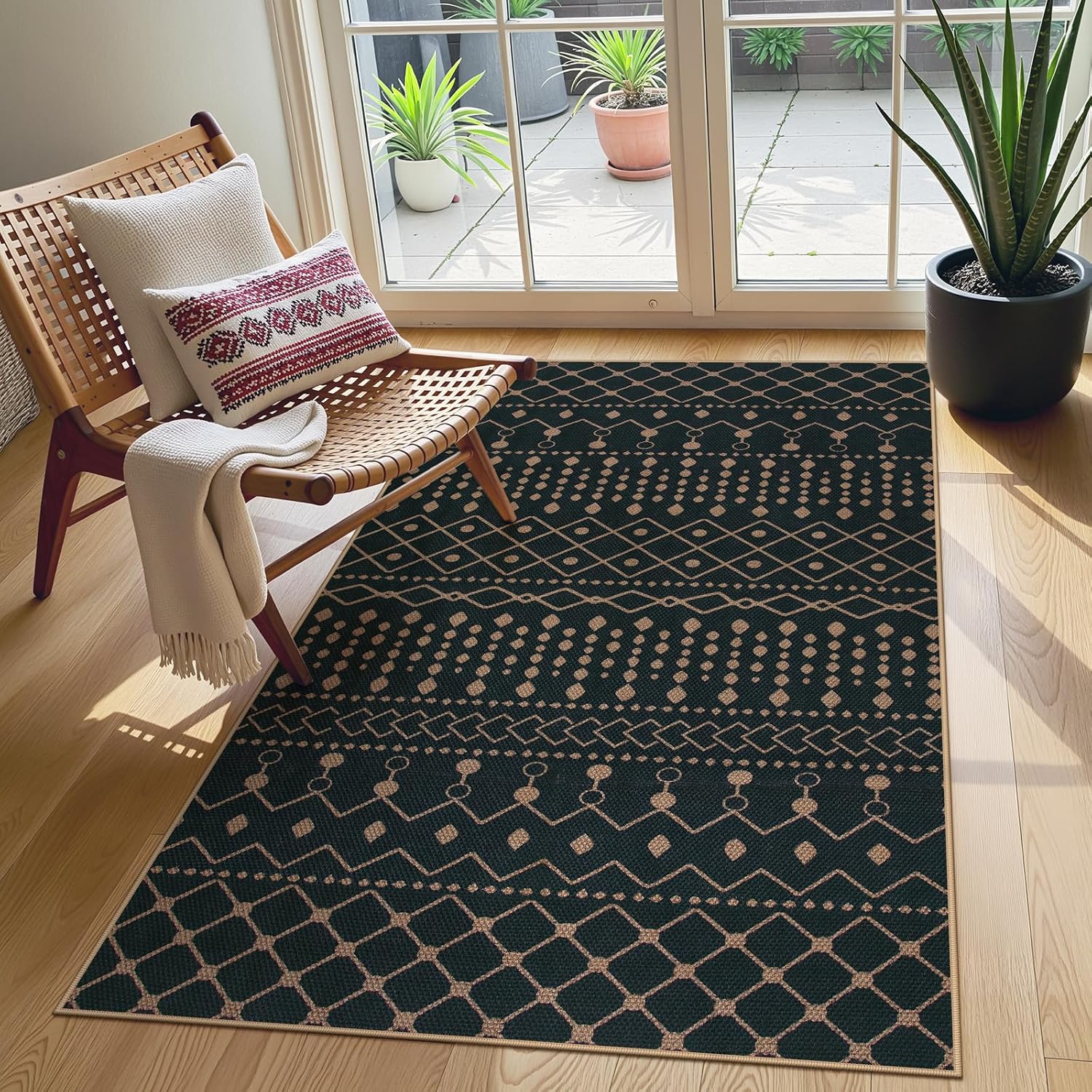 LAHOME™ Modern Rainbow Runner Rug