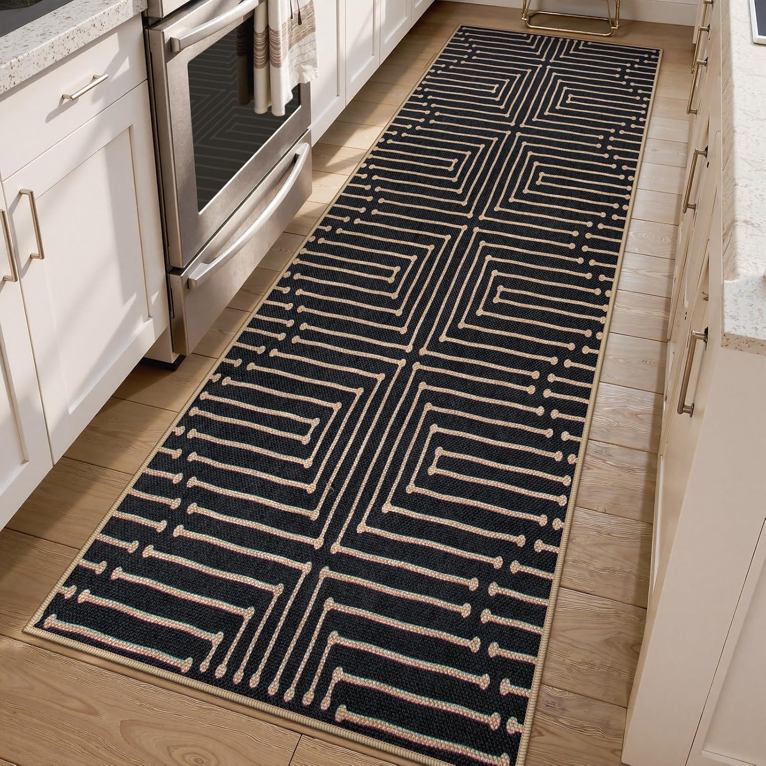 LAHOME™ Modern Rainbow Runner Rug
