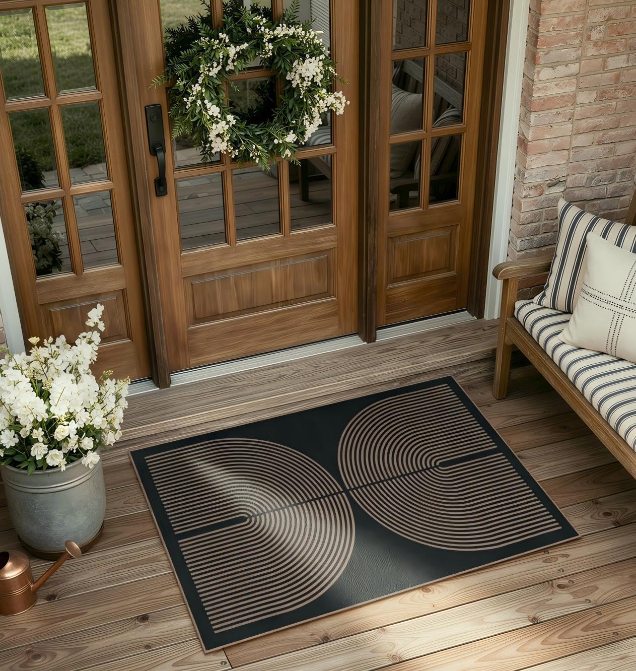 LAHOME™ Modern Rainbow Runner Rug