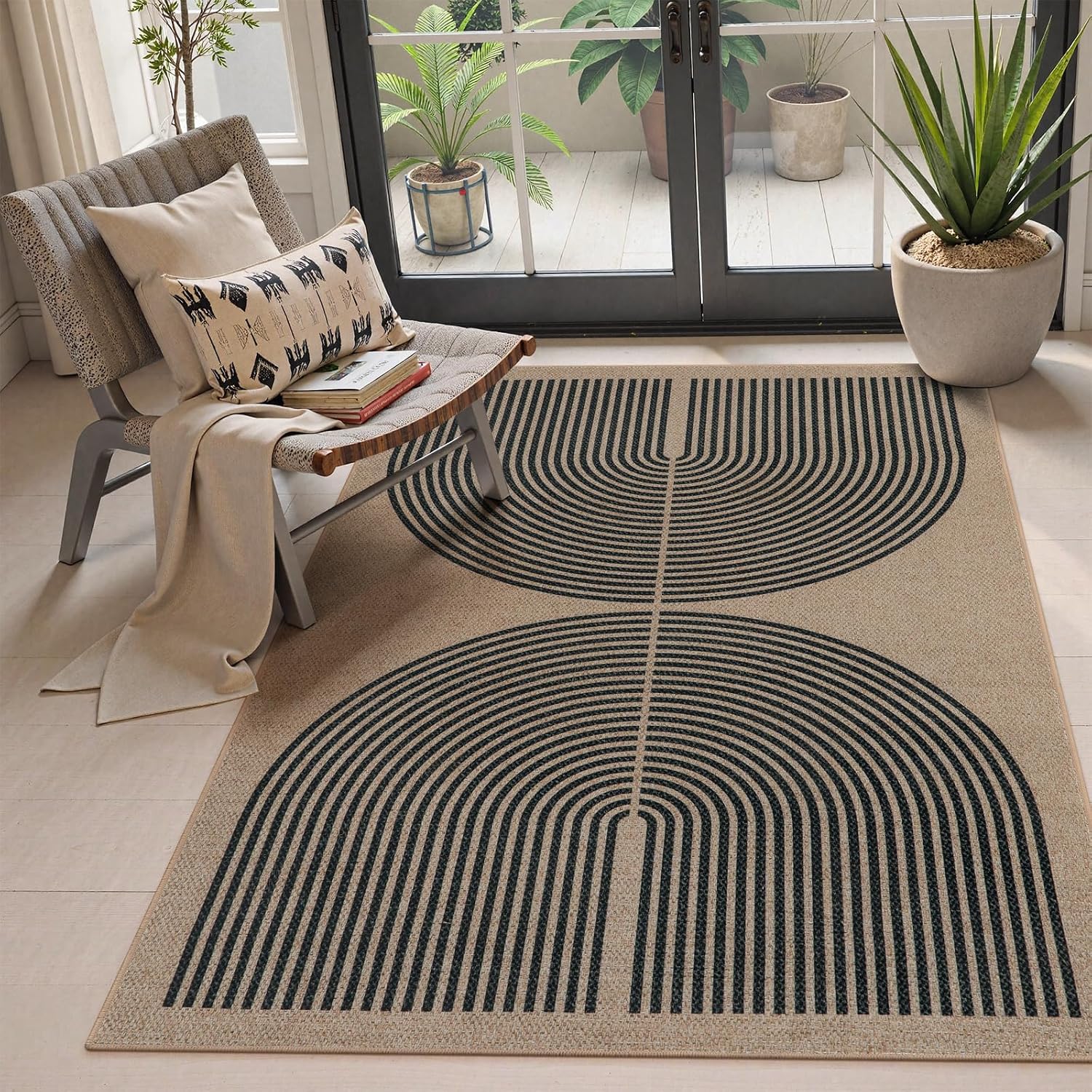 LAHOME™ Modern Rainbow Runner Rug
