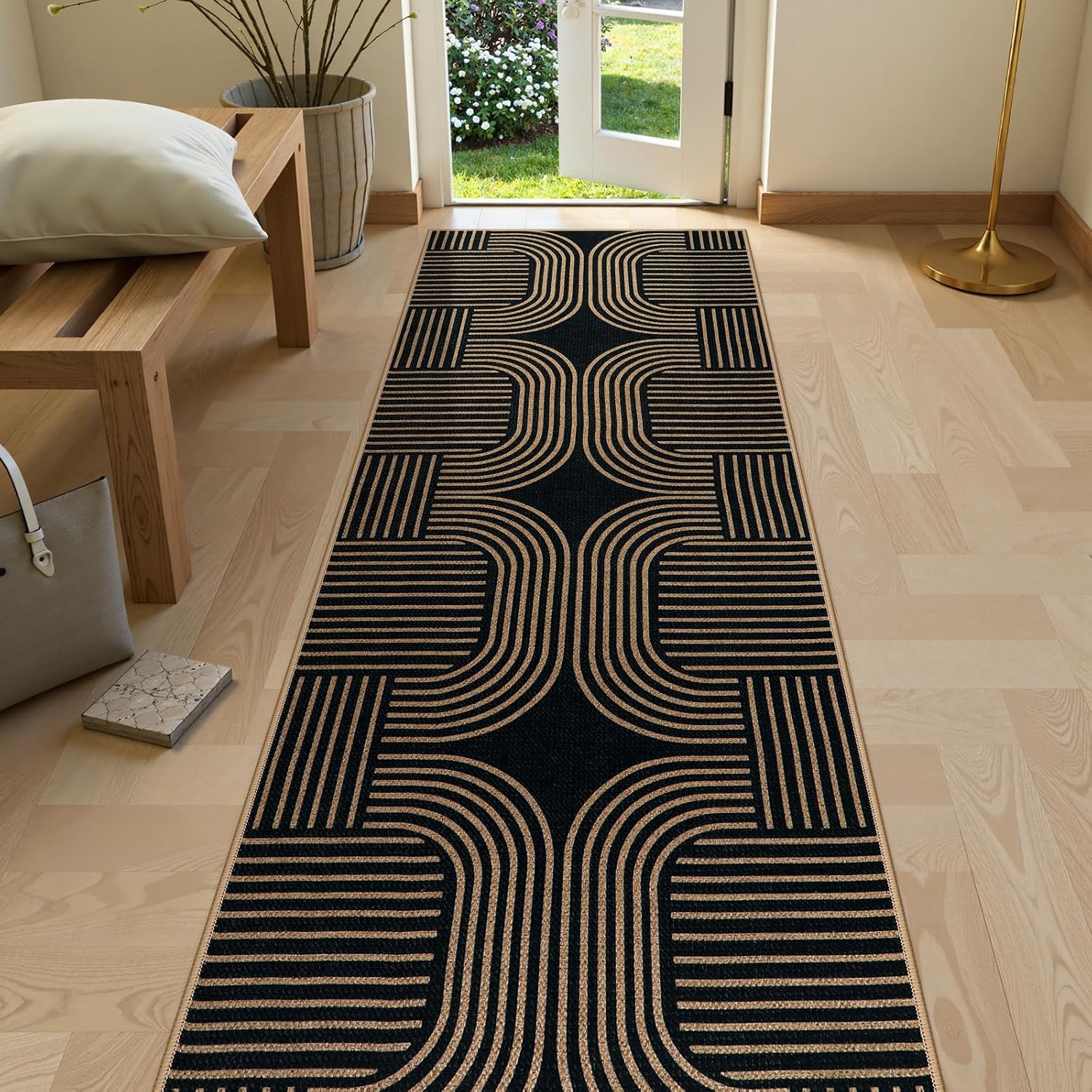 LAHOME™ Modern Rainbow Runner Rug
