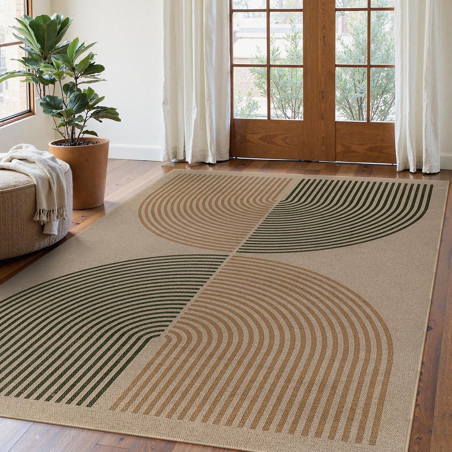 LAHOME™ Modern Rainbow Runner Rug