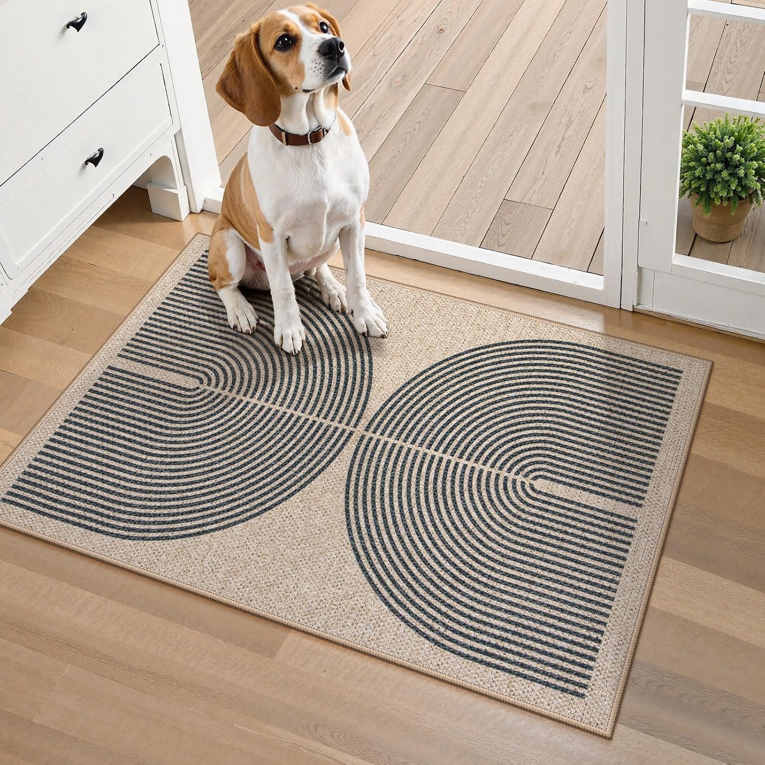 LAHOME™ Modern Rainbow Runner Rug