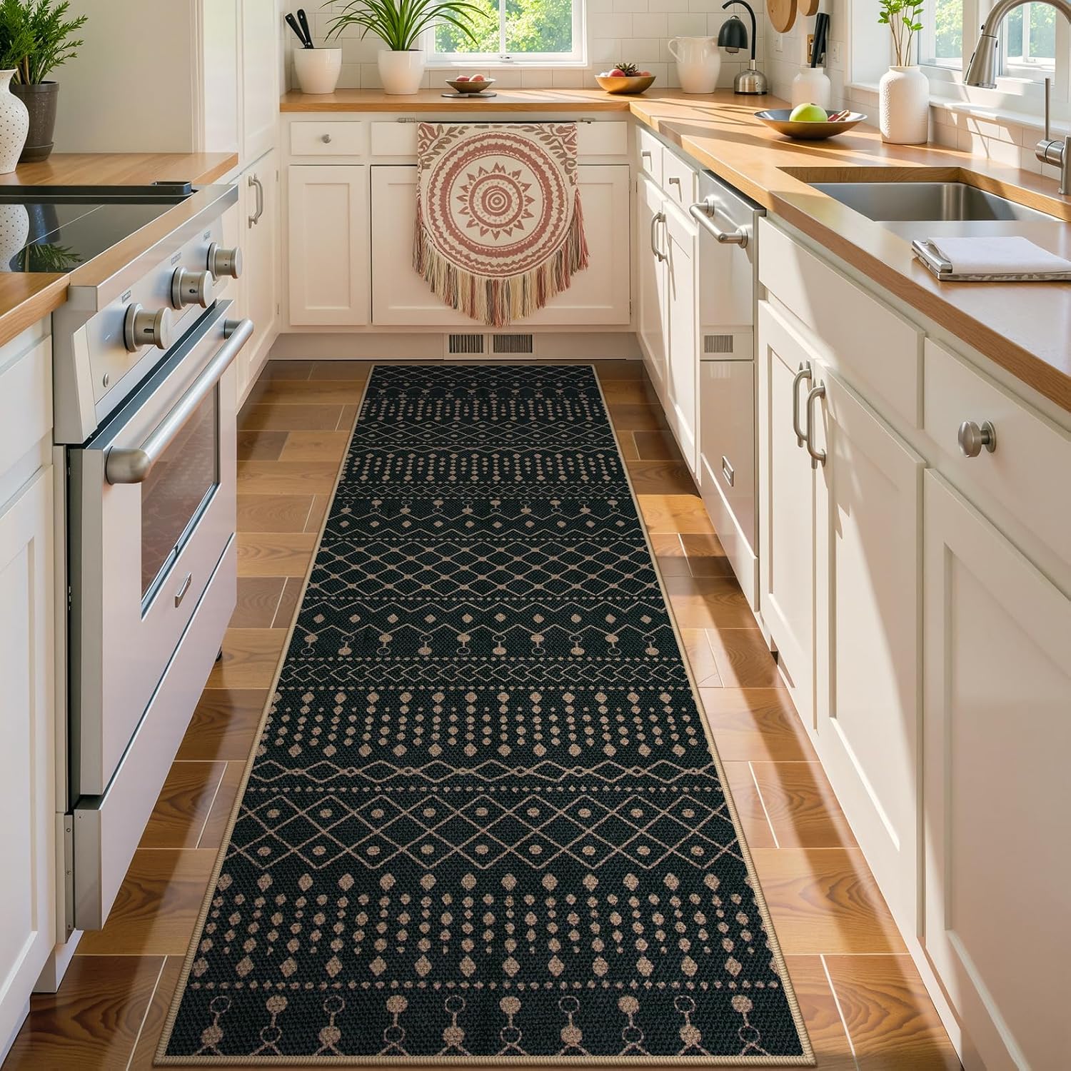 LAHOME™ Modern Rainbow Runner Rug