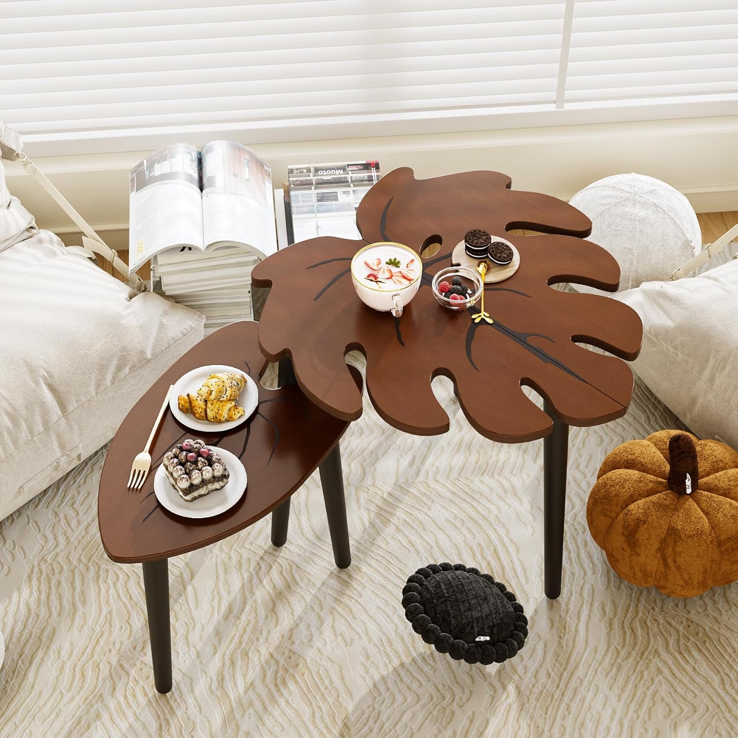 BAMEOS™ Monstera Nesting Tables