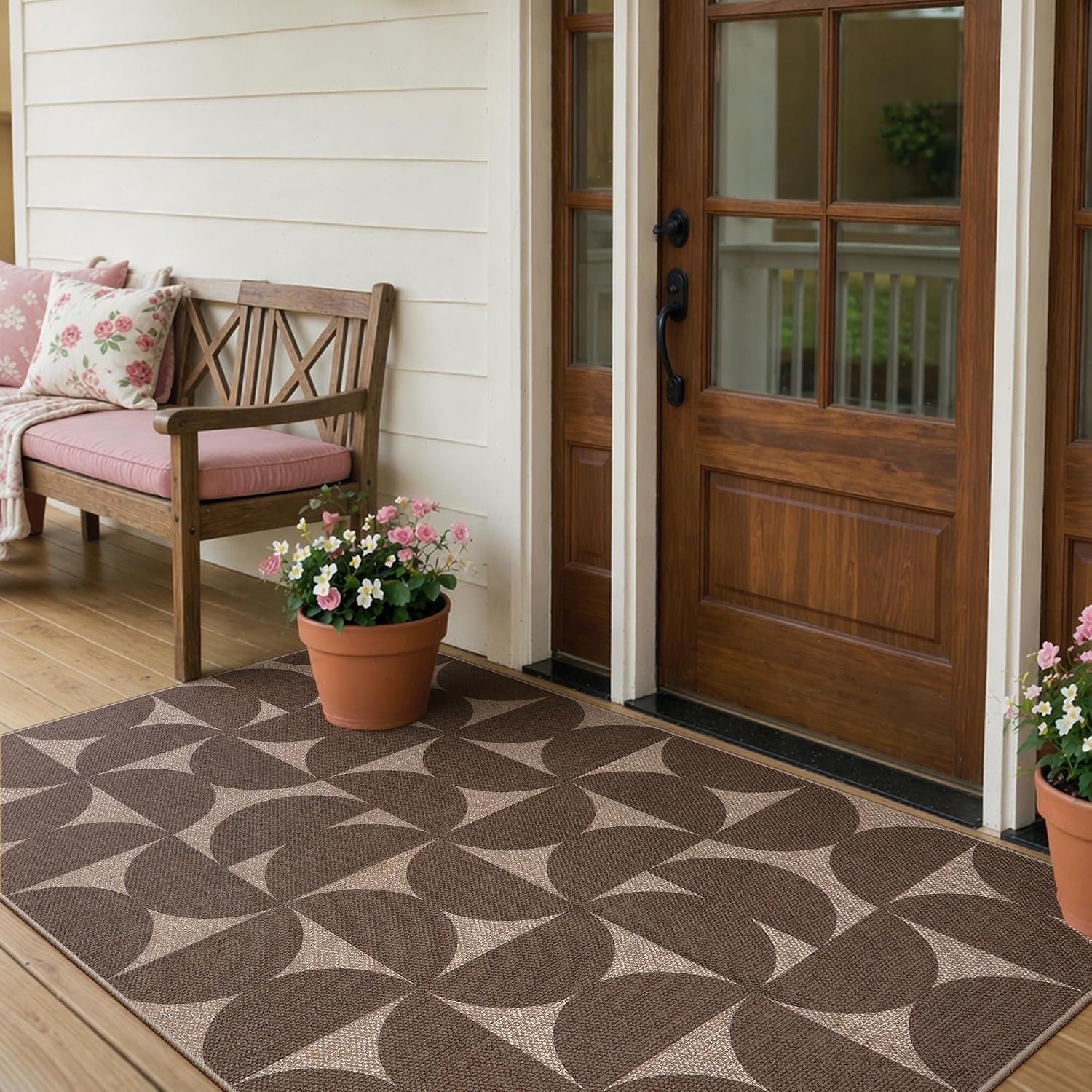 LAHOME™ Modern Rainbow Runner Rug