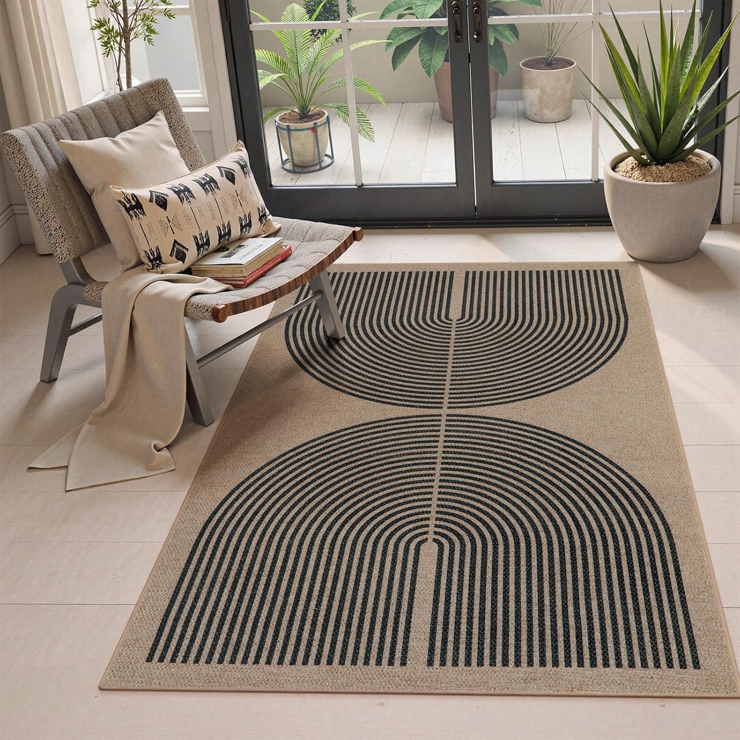 LAHOME™ Modern Rainbow Runner Rug
