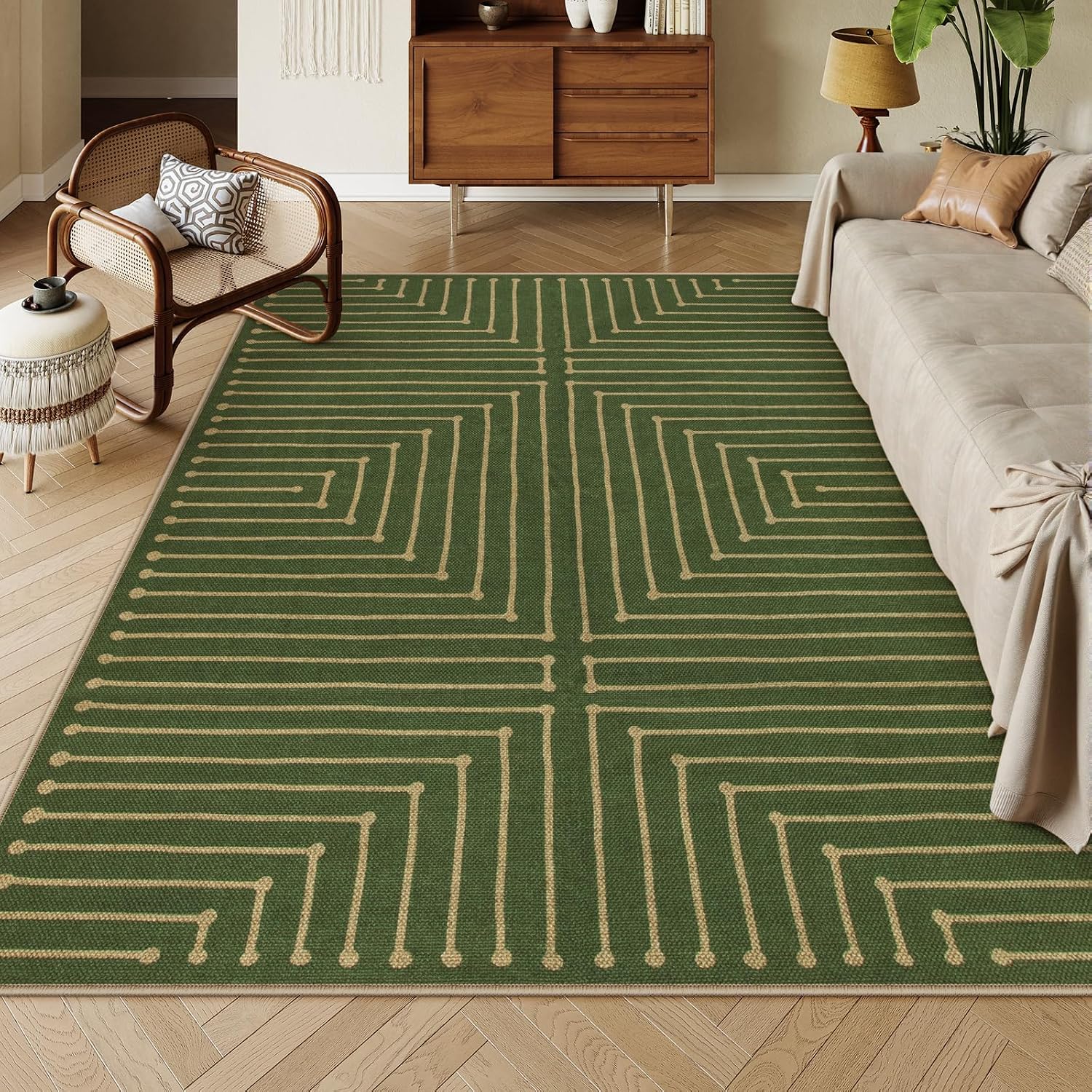 LAHOME™ Modern Rainbow Runner Rug