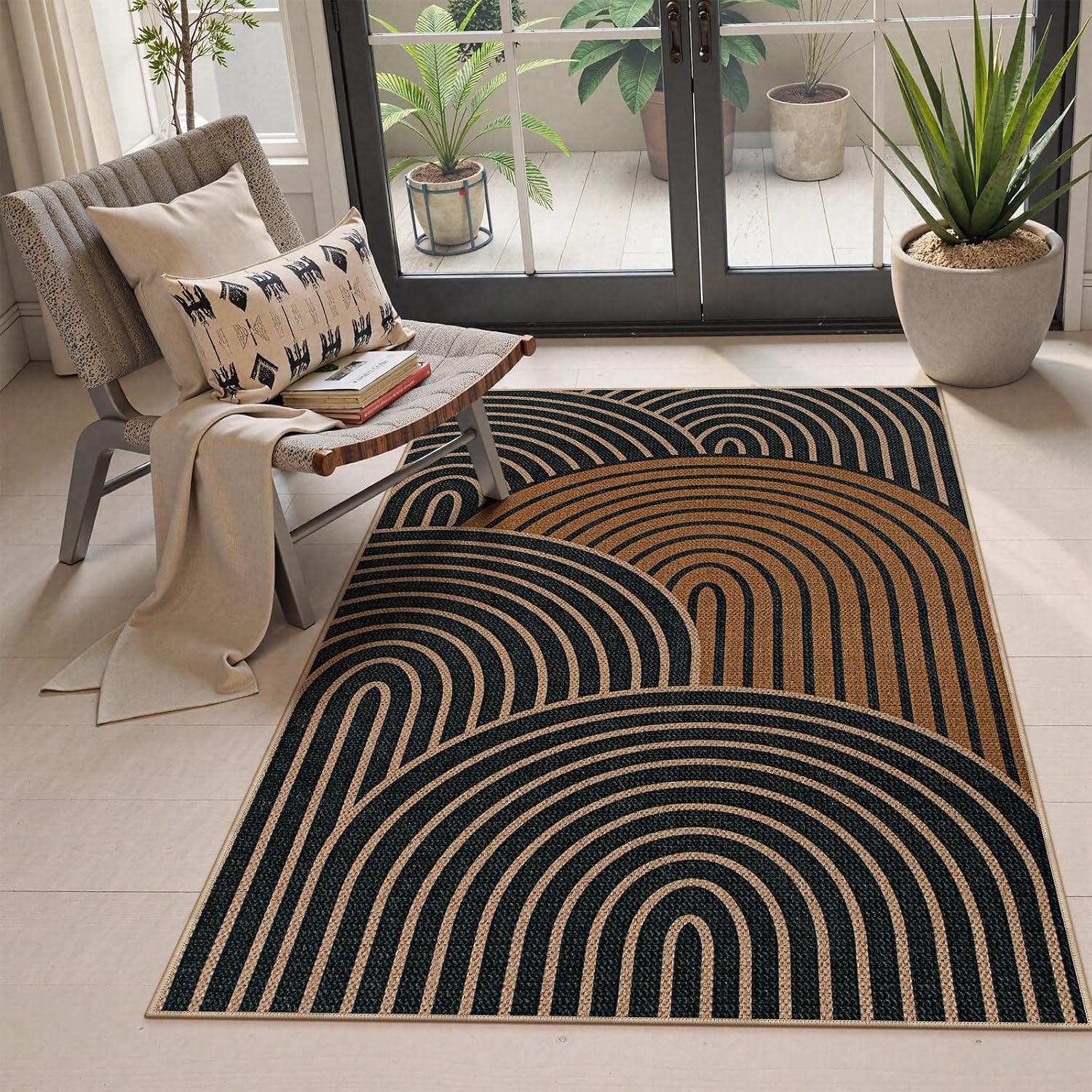 LAHOME™ Modern Rainbow Runner Rug