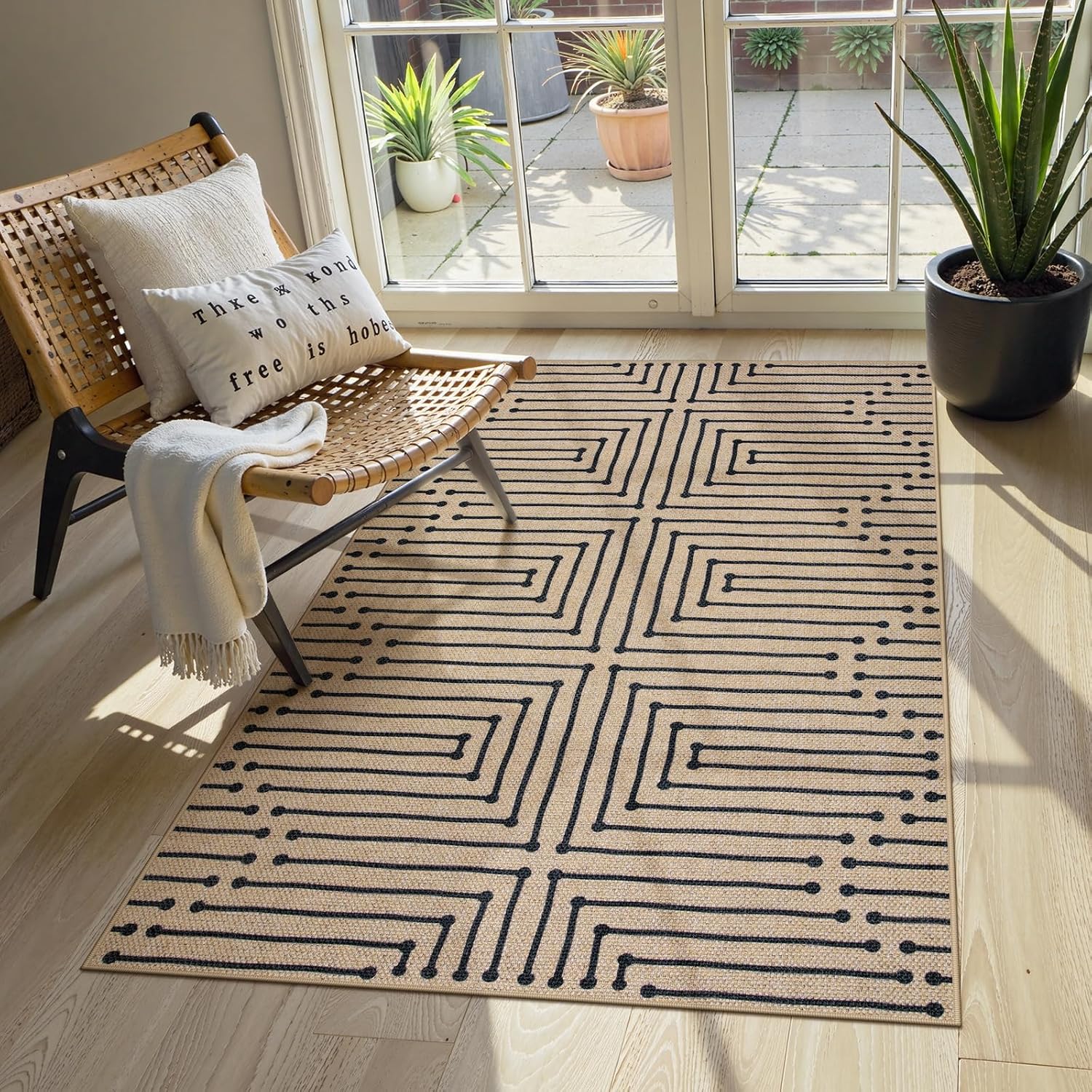 LAHOME™ Modern Rainbow Runner Rug