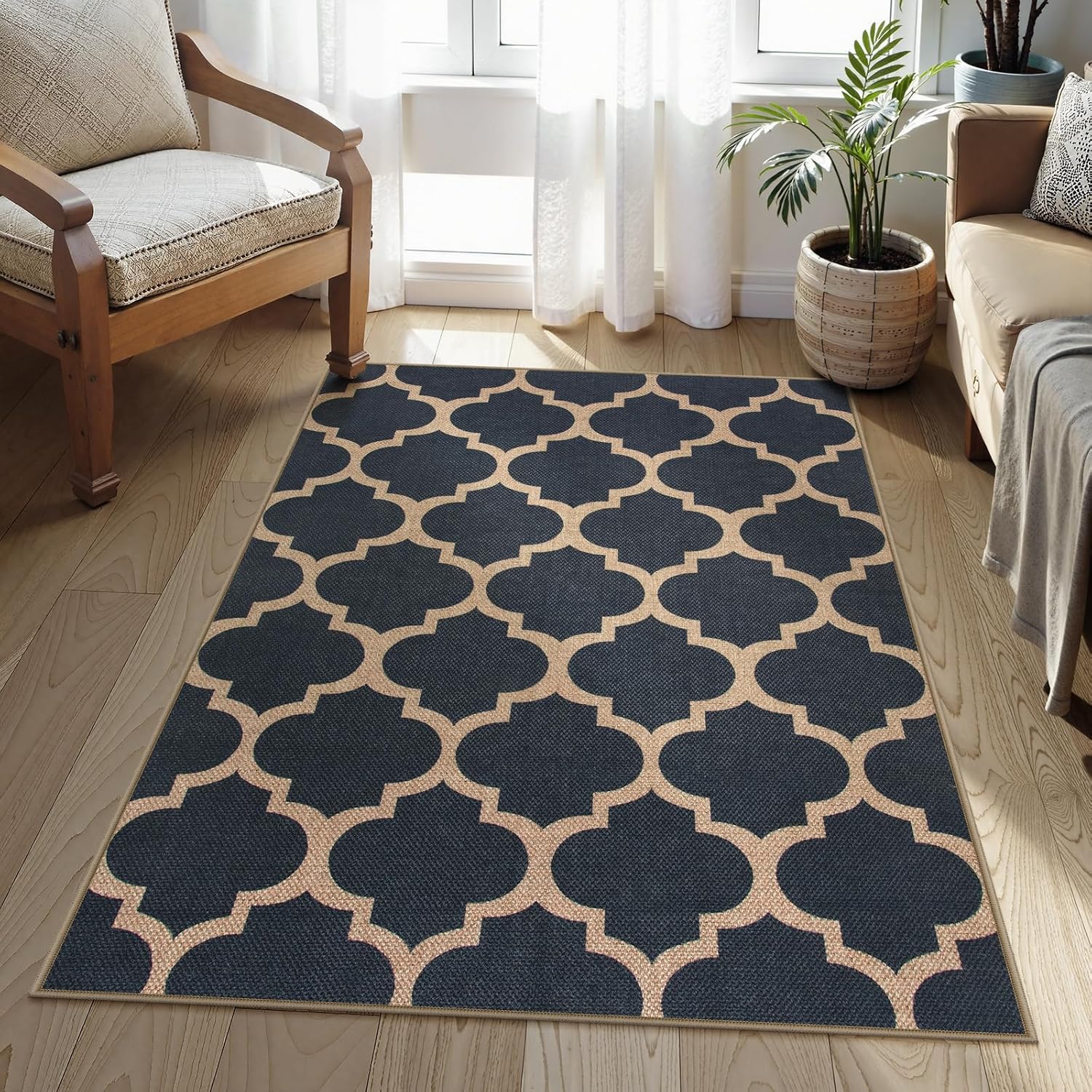 LAHOME™ Modern Rainbow Runner Rug