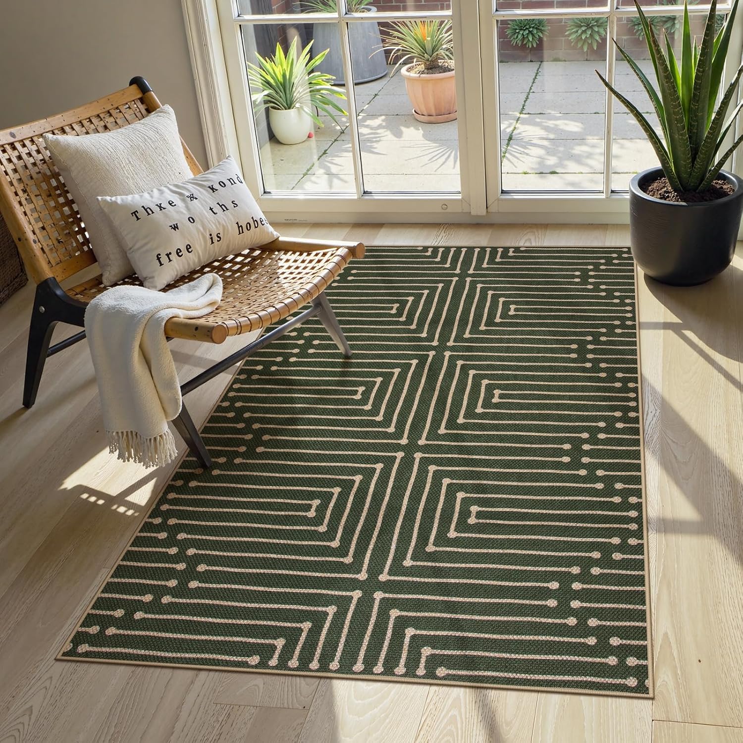 LAHOME™ Modern Rainbow Runner Rug