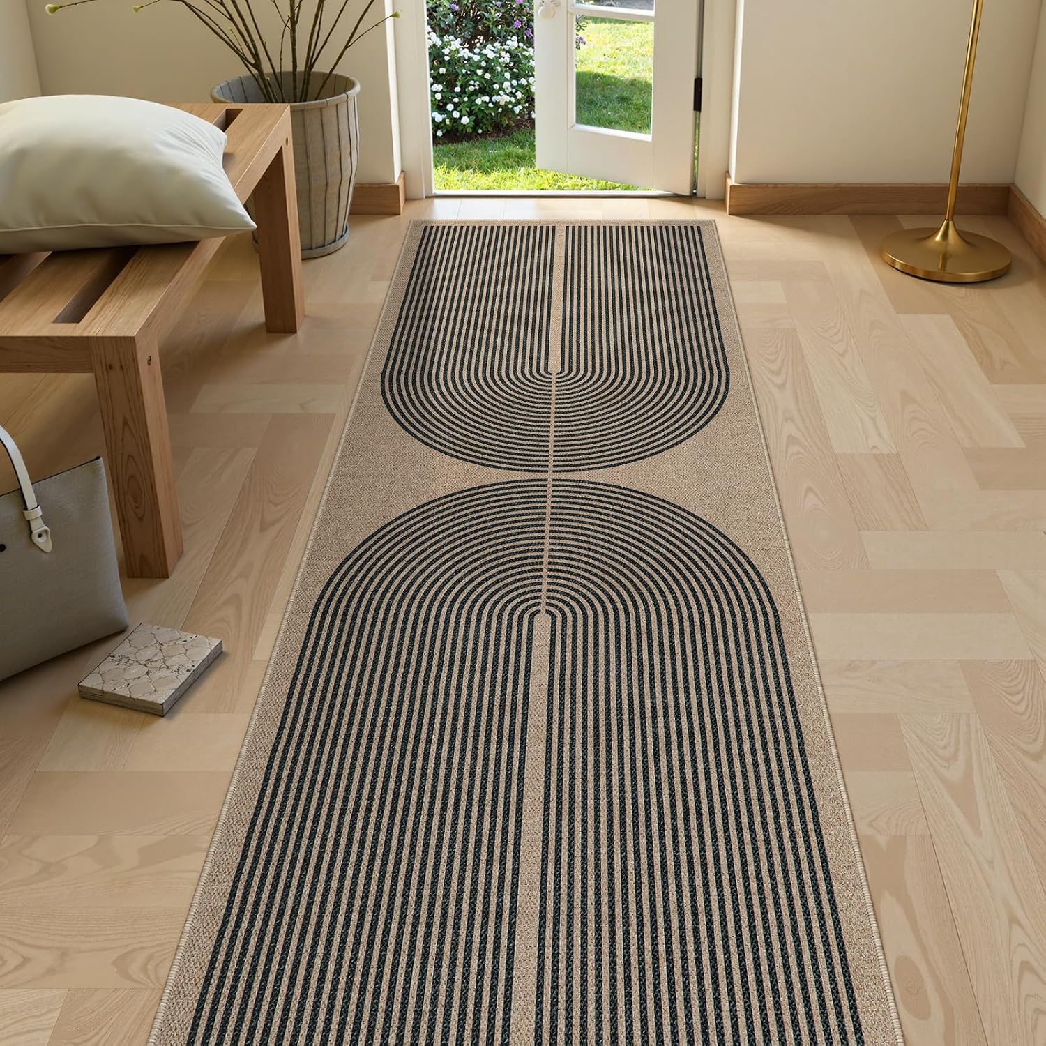 LAHOME™ Modern Rainbow Runner Rug