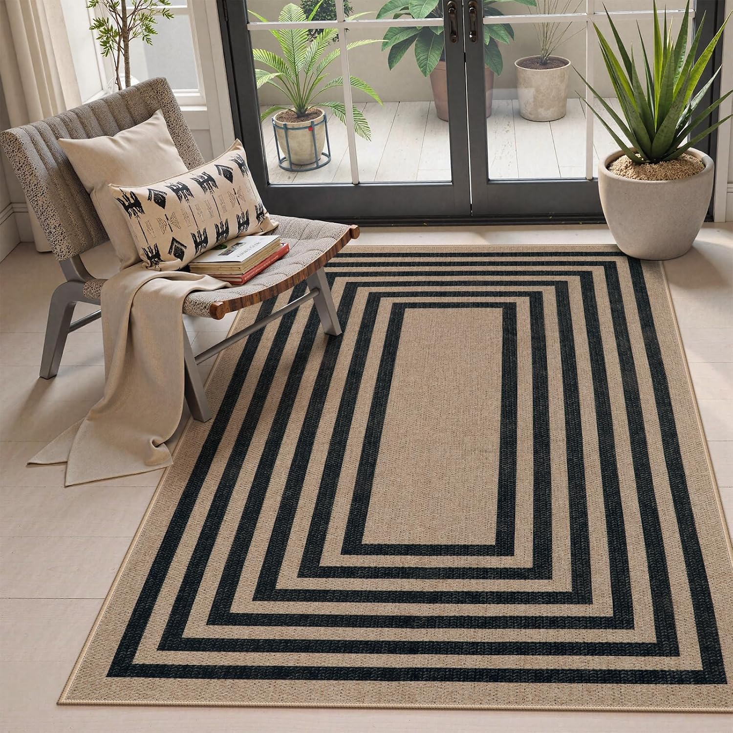 LAHOME™ Modern Rainbow Runner Rug