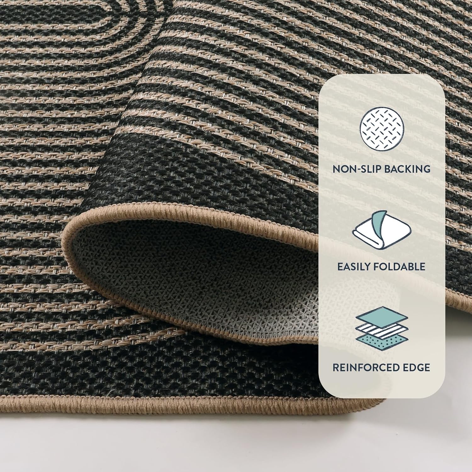 LAHOME™ Modern Rainbow Runner Rug