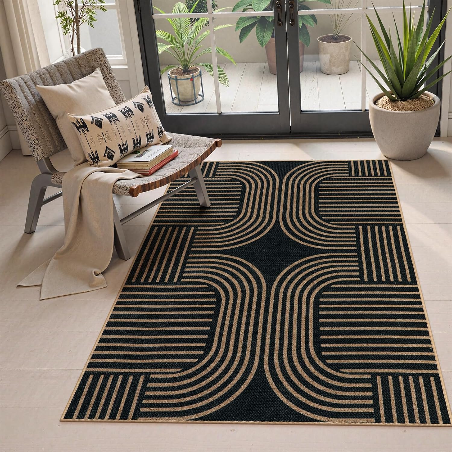 LAHOME™ Modern Rainbow Runner Rug