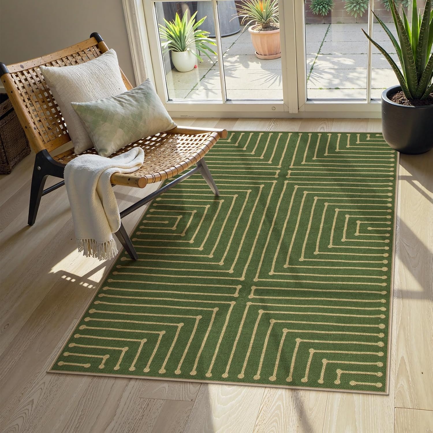 LAHOME™ Modern Rainbow Runner Rug