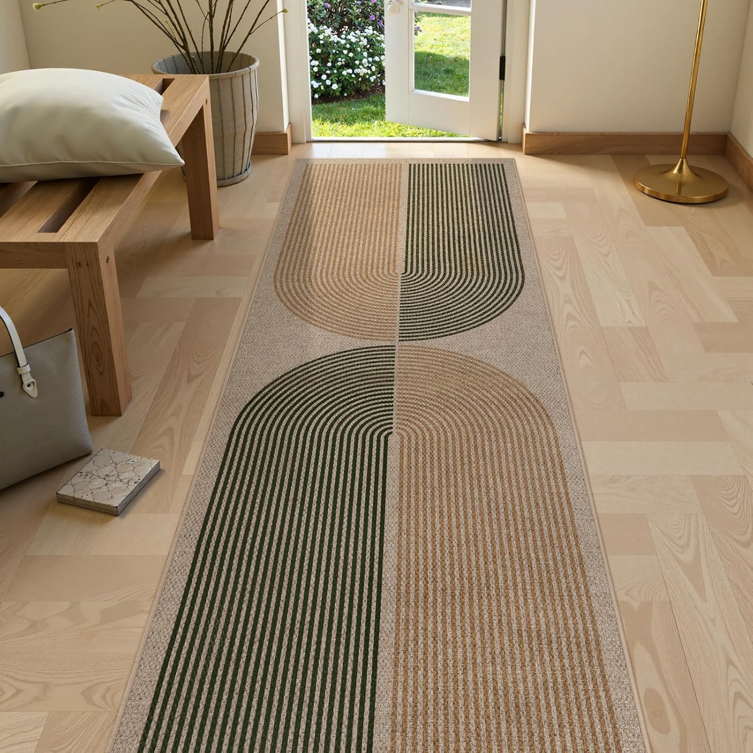LAHOME™ Modern Rainbow Runner Rug