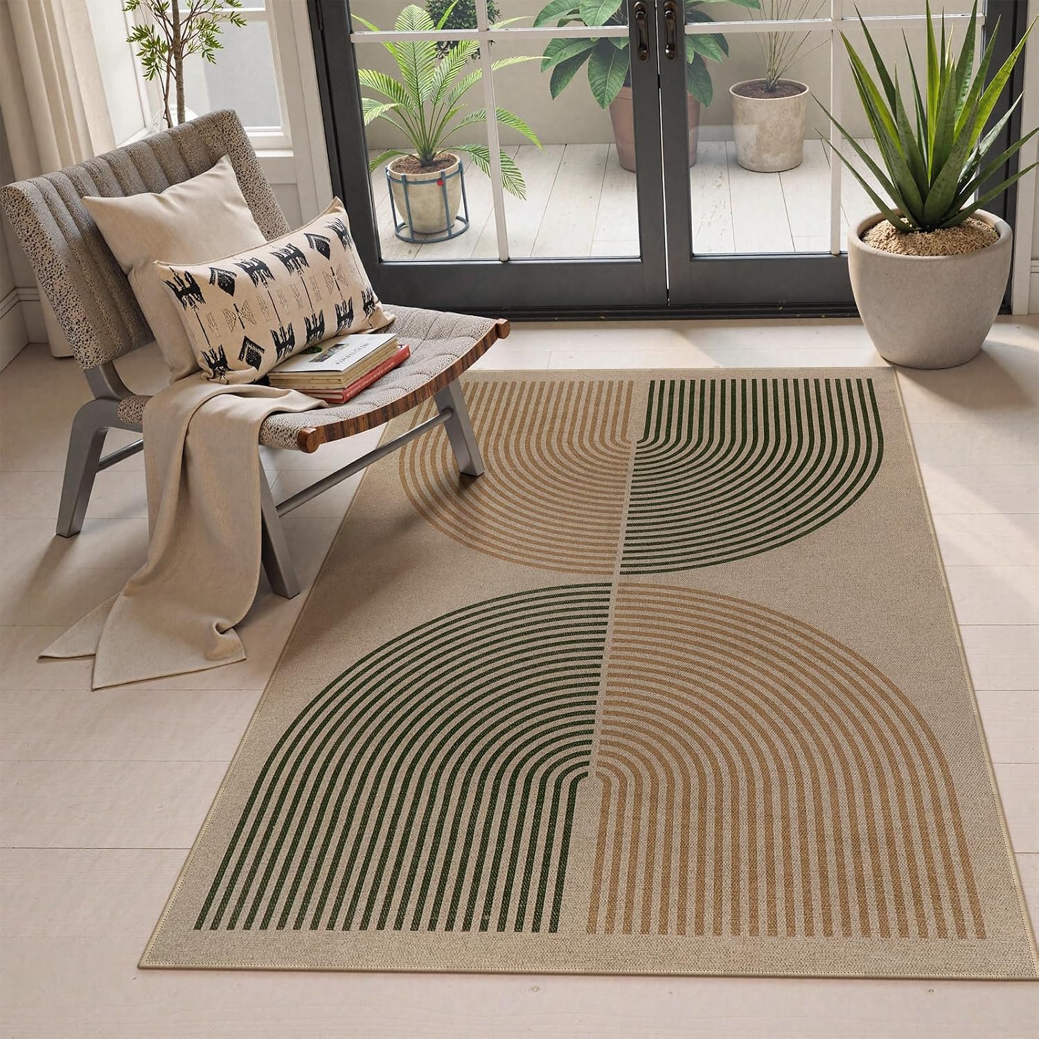 LAHOME™ Modern Rainbow Runner Rug
