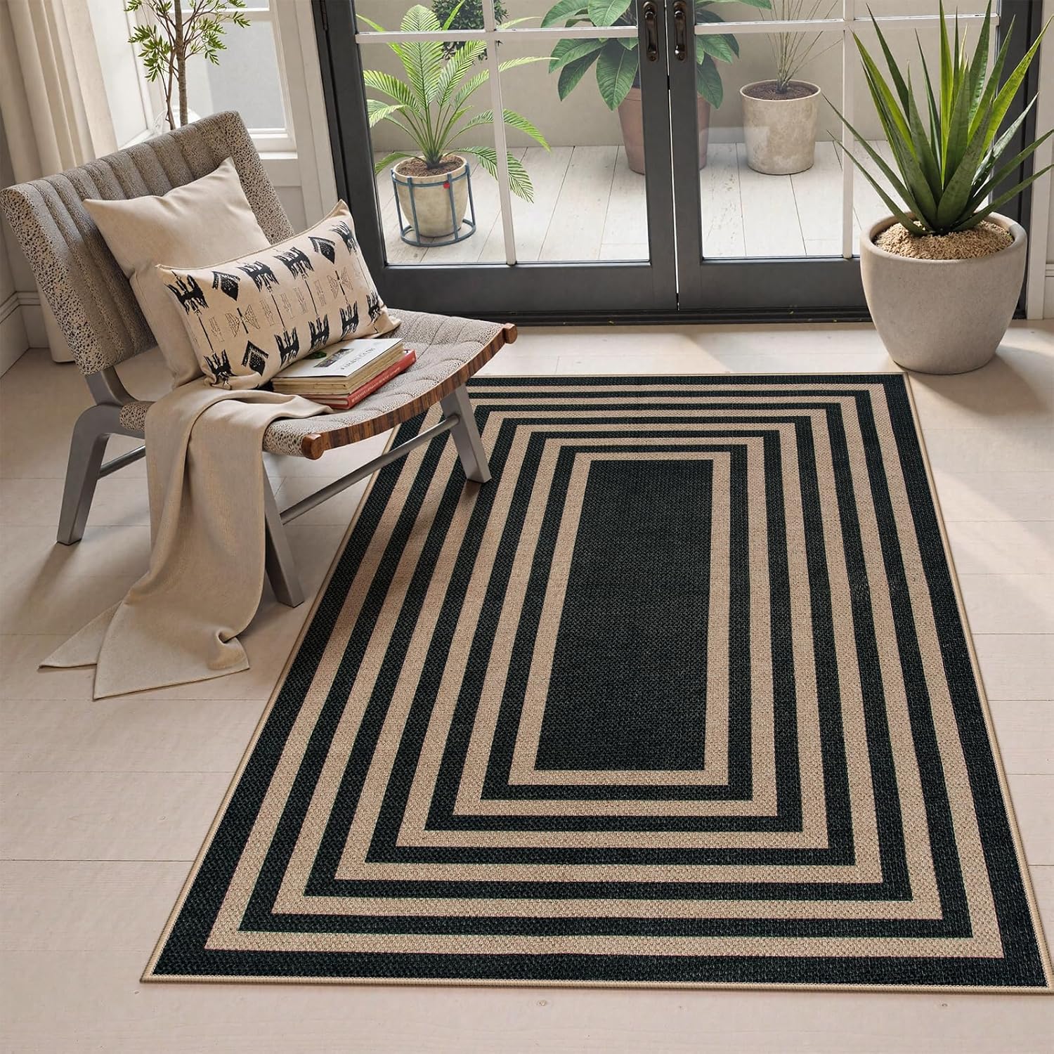 LAHOME™ Modern Rainbow Runner Rug