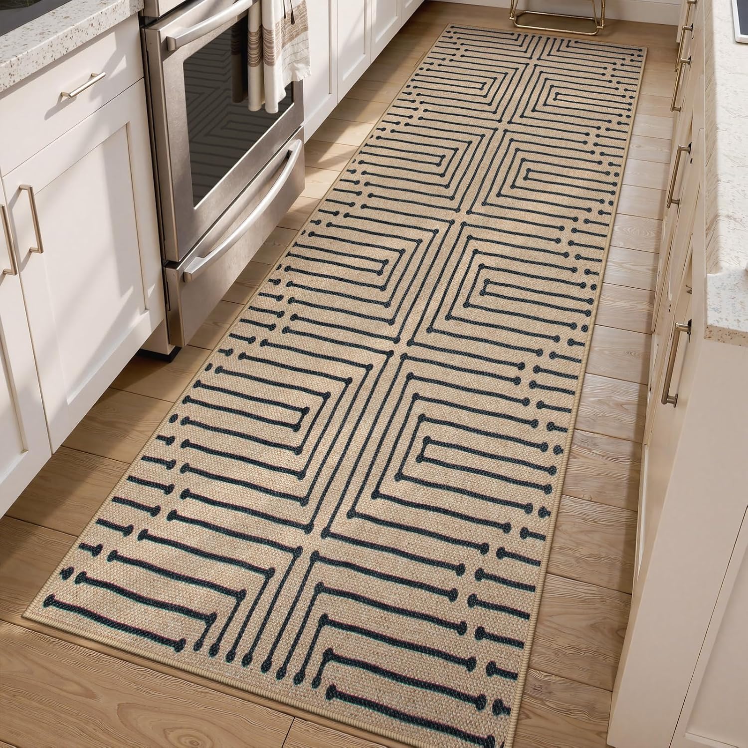 LAHOME™ Modern Rainbow Runner Rug