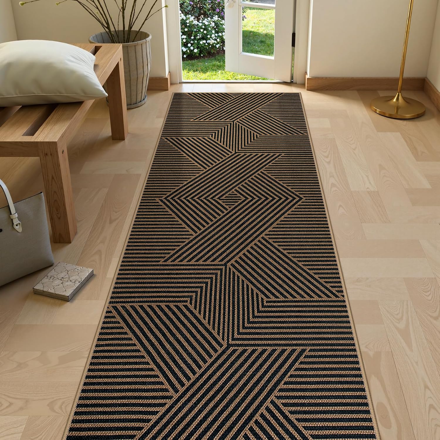 LAHOME™ Modern Rainbow Runner Rug