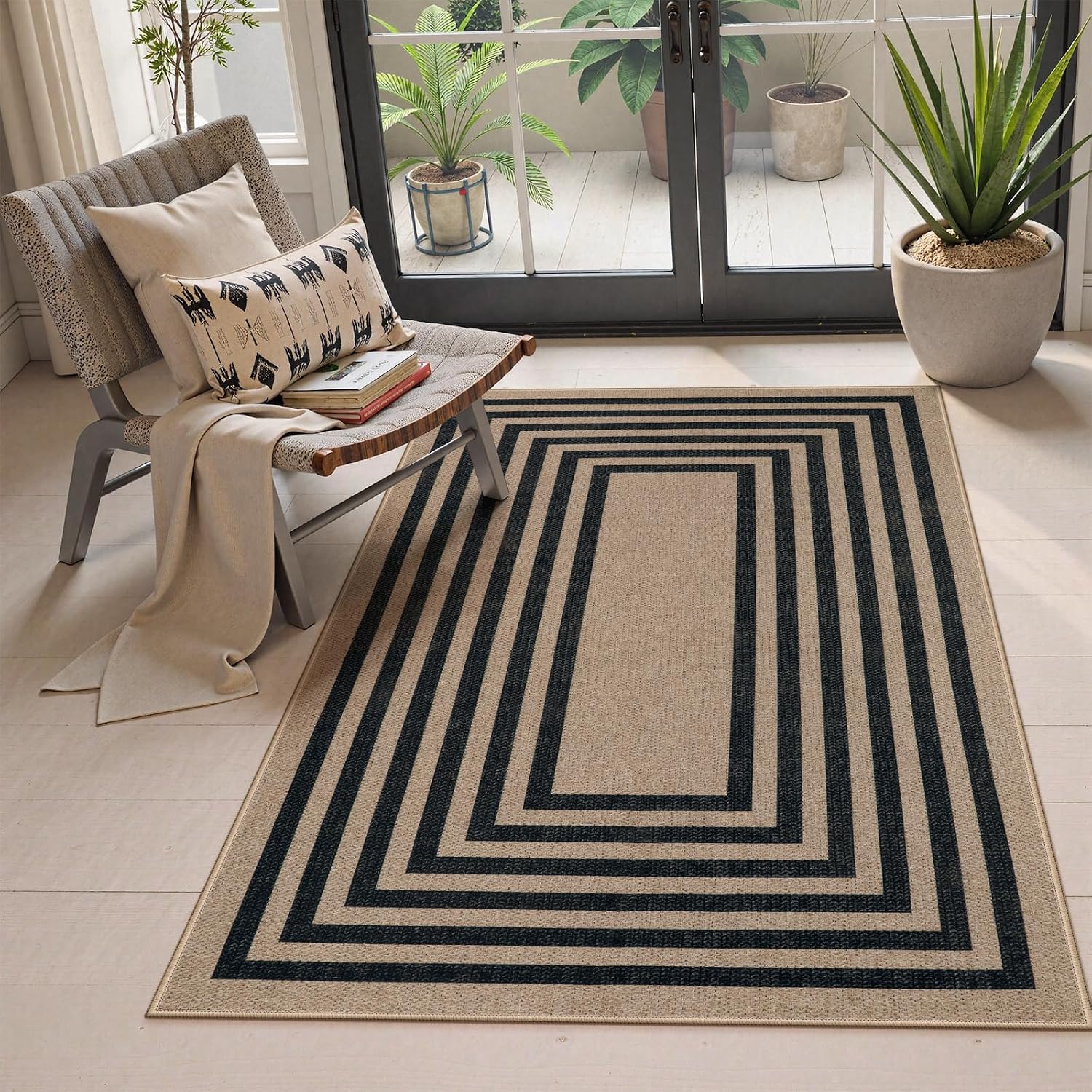 LAHOME™ Modern Rainbow Runner Rug