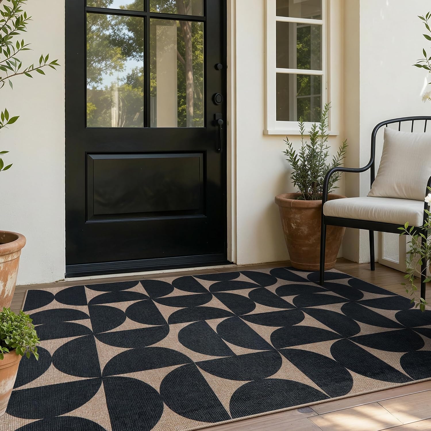 LAHOME™ Modern Rainbow Runner Rug