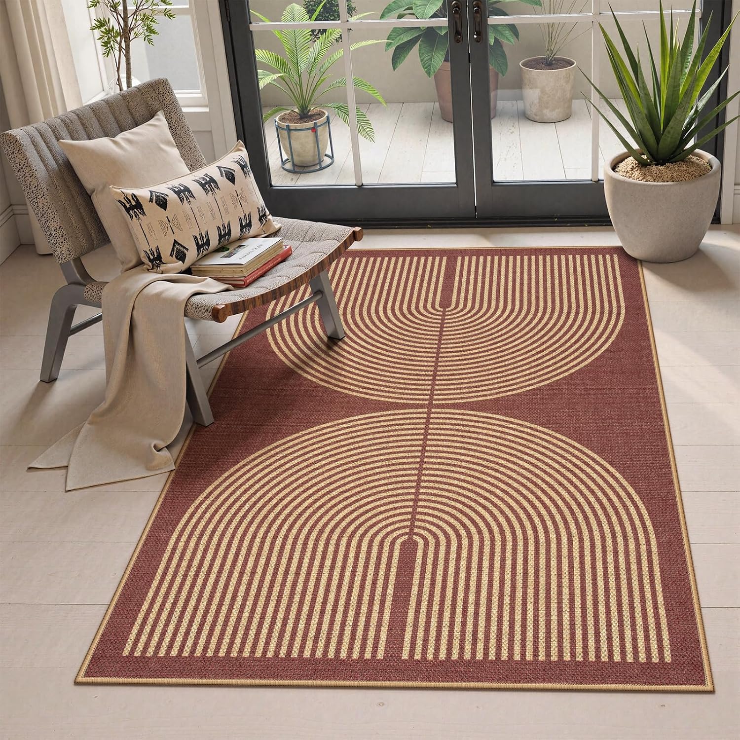 LAHOME™ Modern Rainbow Runner Rug