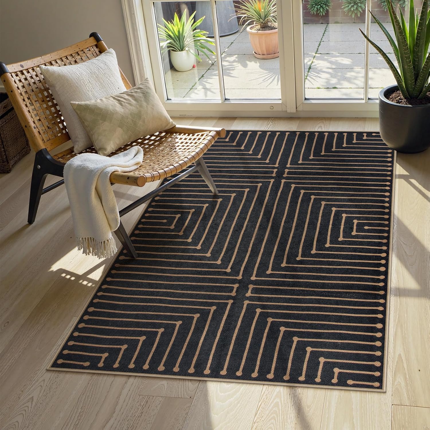 LAHOME™ Modern Rainbow Runner Rug