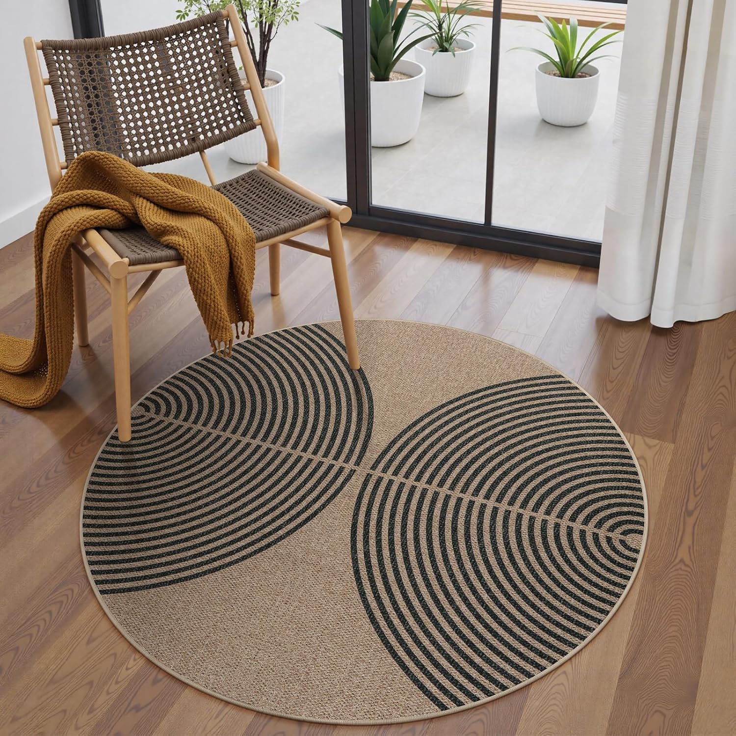 LAHOME™ Modern Rainbow Runner Rug