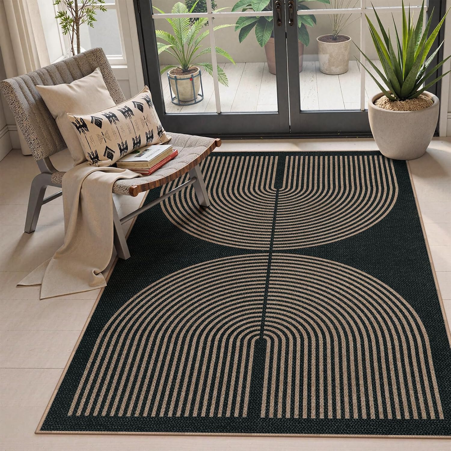 LAHOME™ Modern Rainbow Runner Rug