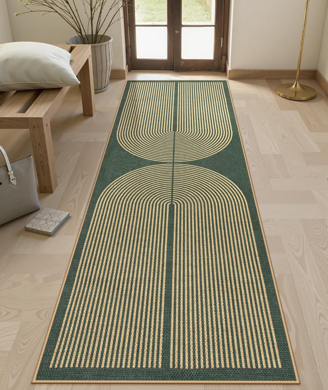LAHOME™ Modern Rainbow Runner Rug