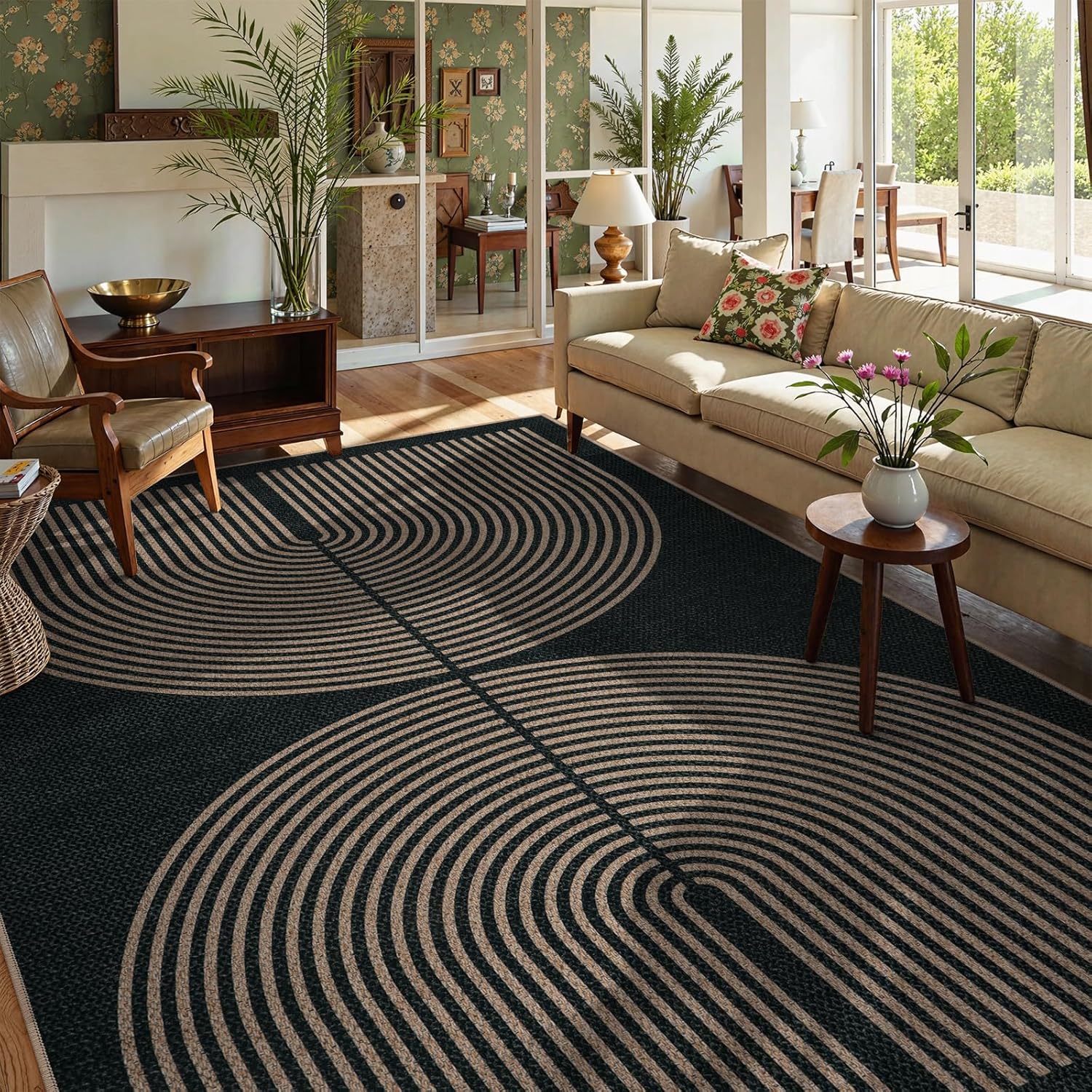 LAHOME™ Modern Rainbow Runner Rug