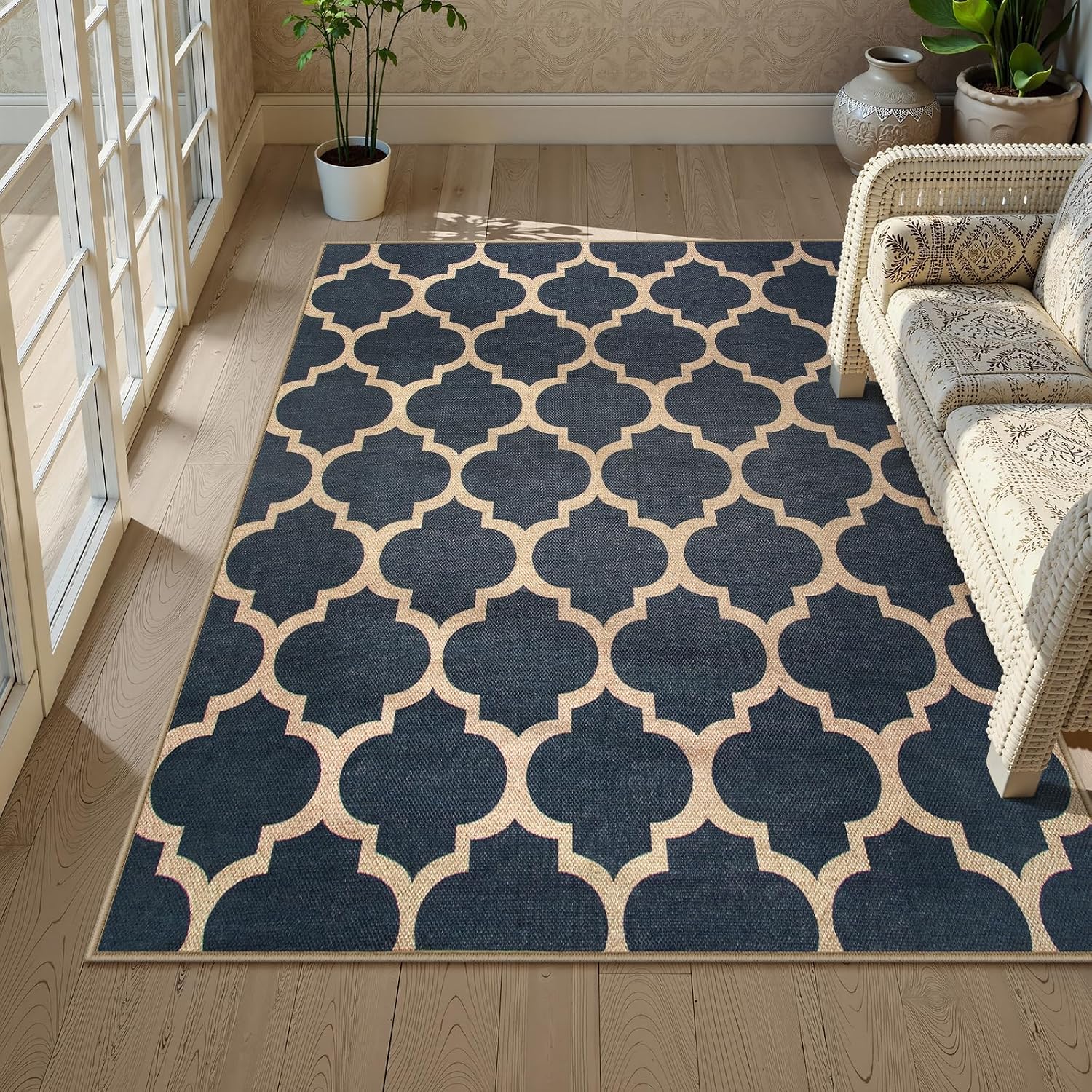 LAHOME™ Modern Rainbow Runner Rug