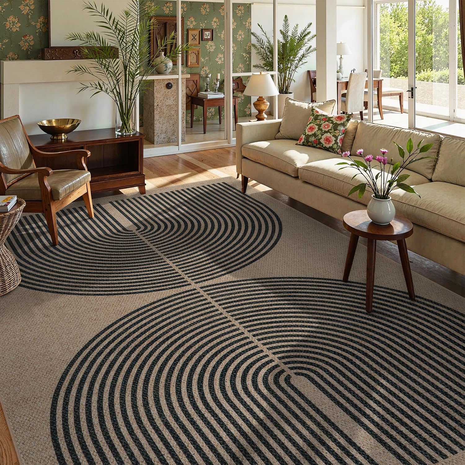 LAHOME™ Modern Rainbow Runner Rug
