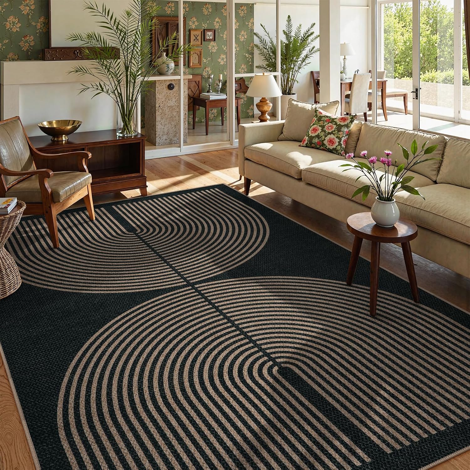 LAHOME™ Modern Rainbow Runner Rug
