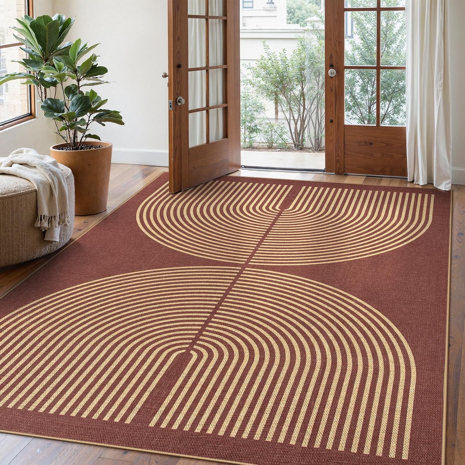 LAHOME™ Modern Rainbow Runner Rug