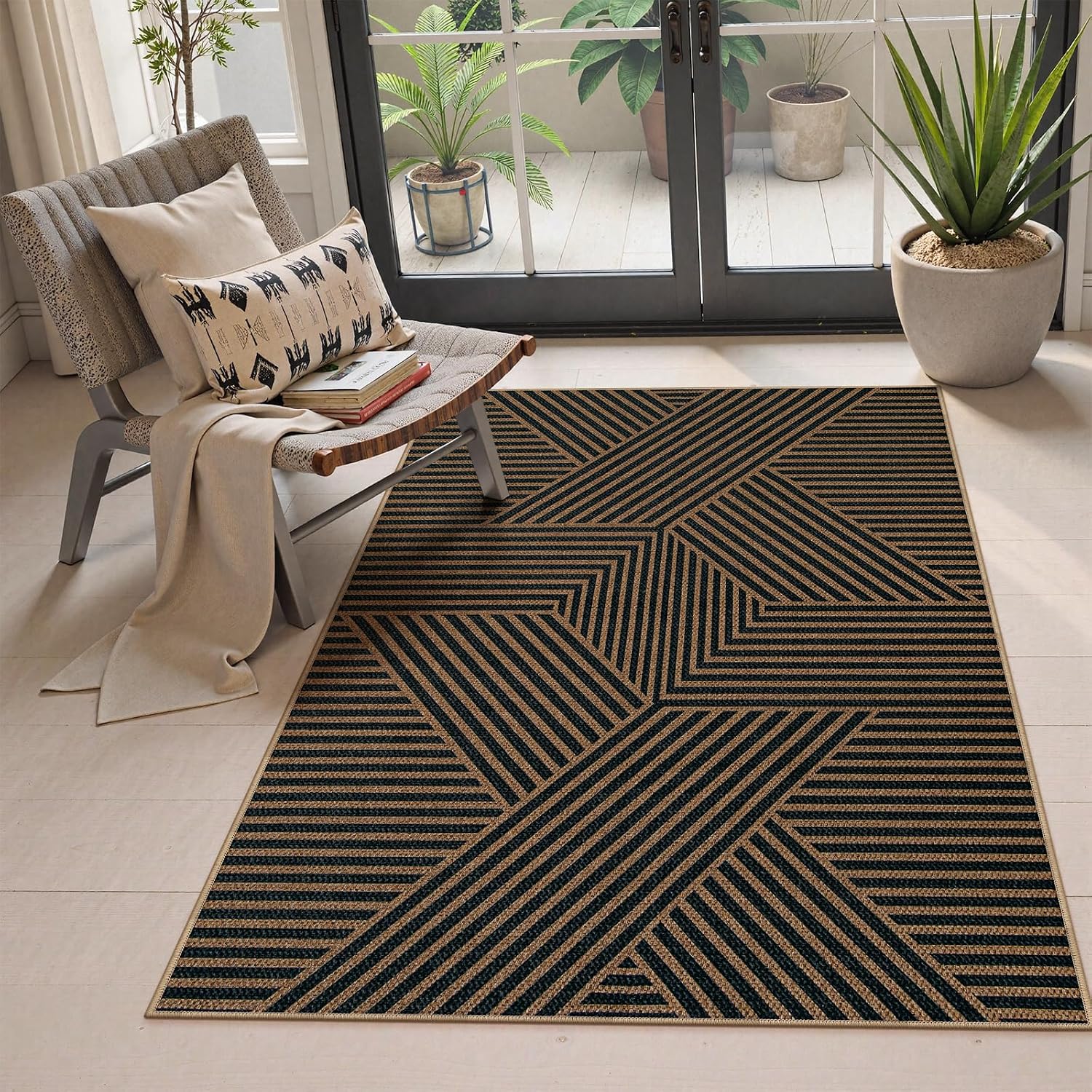 LAHOME™ Modern Rainbow Runner Rug