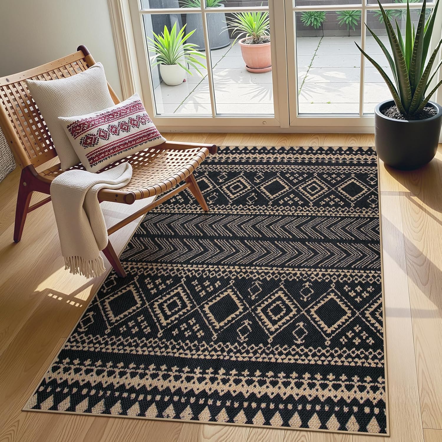 LAHOME™ Modern Rainbow Runner Rug