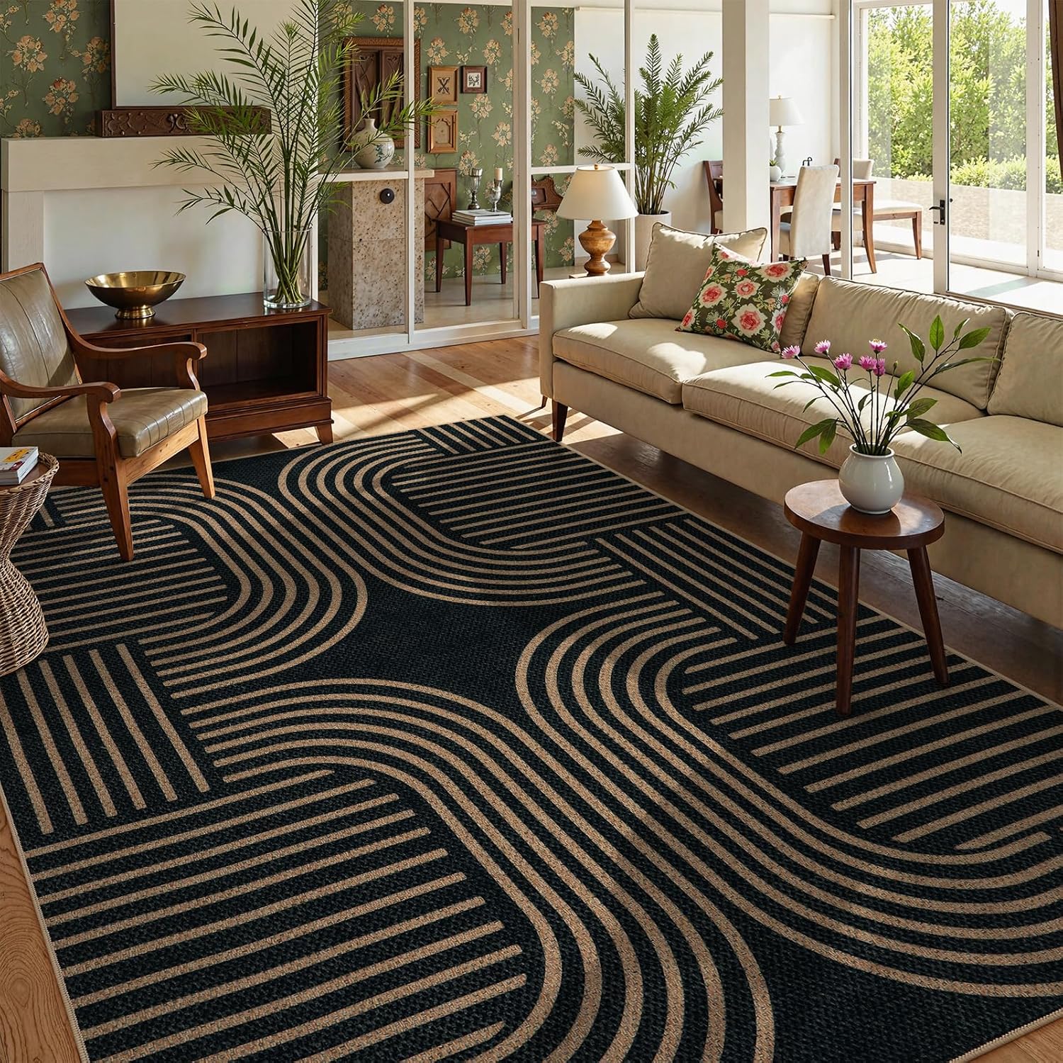 LAHOME™ Modern Rainbow Runner Rug